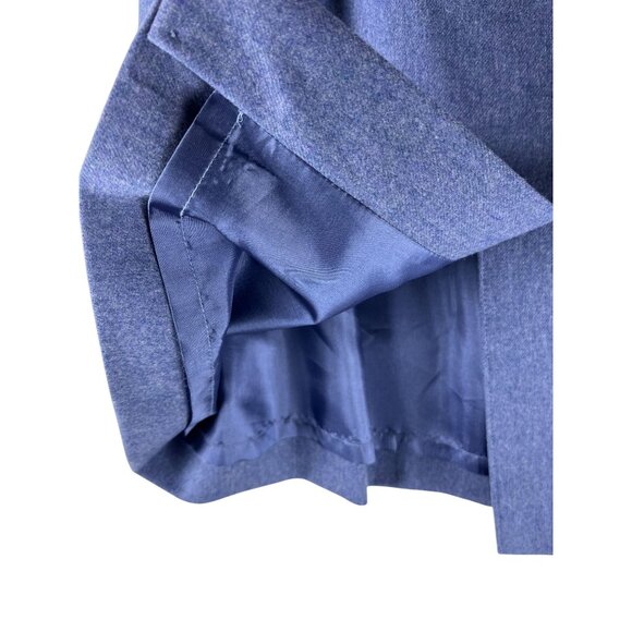 NWT Pendleton Westminster Light Blue Wool Midi Skirt, Women's Size 12 Petite - Picture 6 of 7